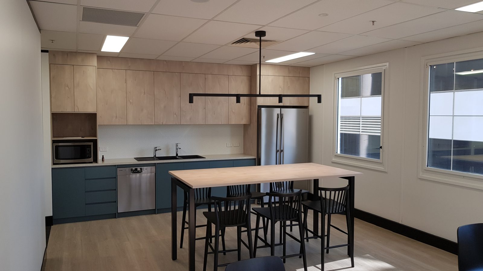 The finished kitchen