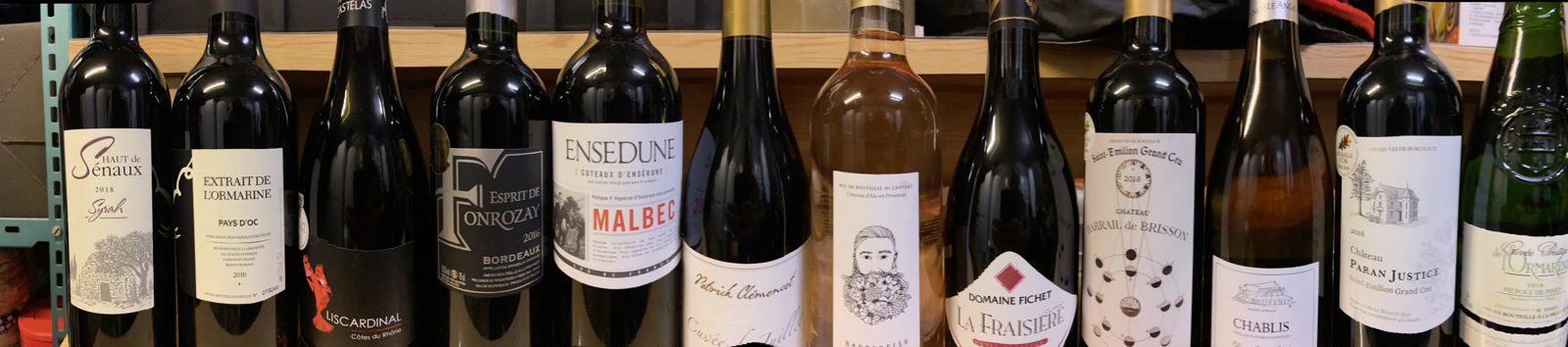 The cellar, stocked and ready
