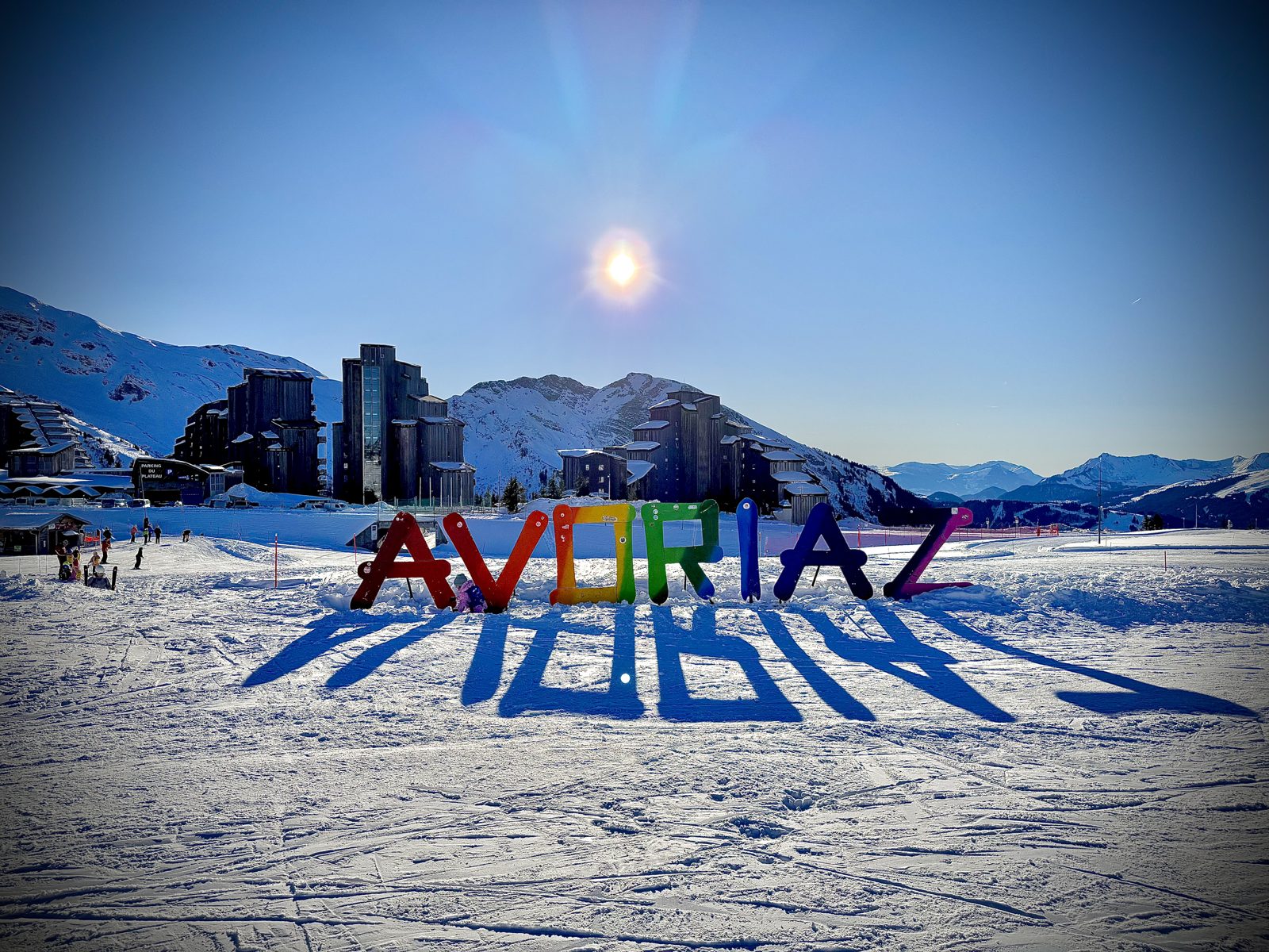 Avoriaz in the winter sun