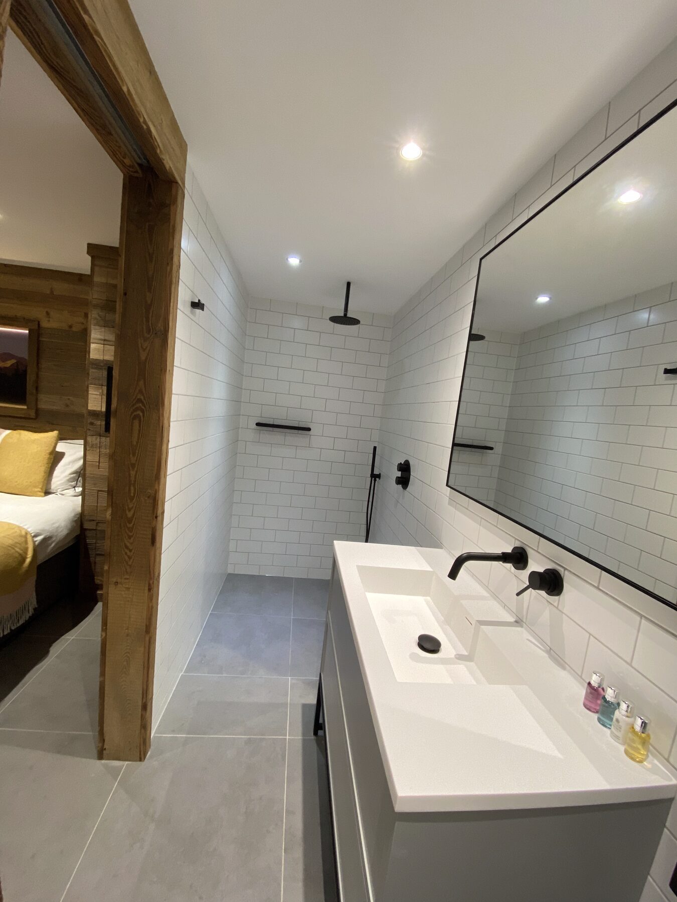 Modern chalet bathroom
