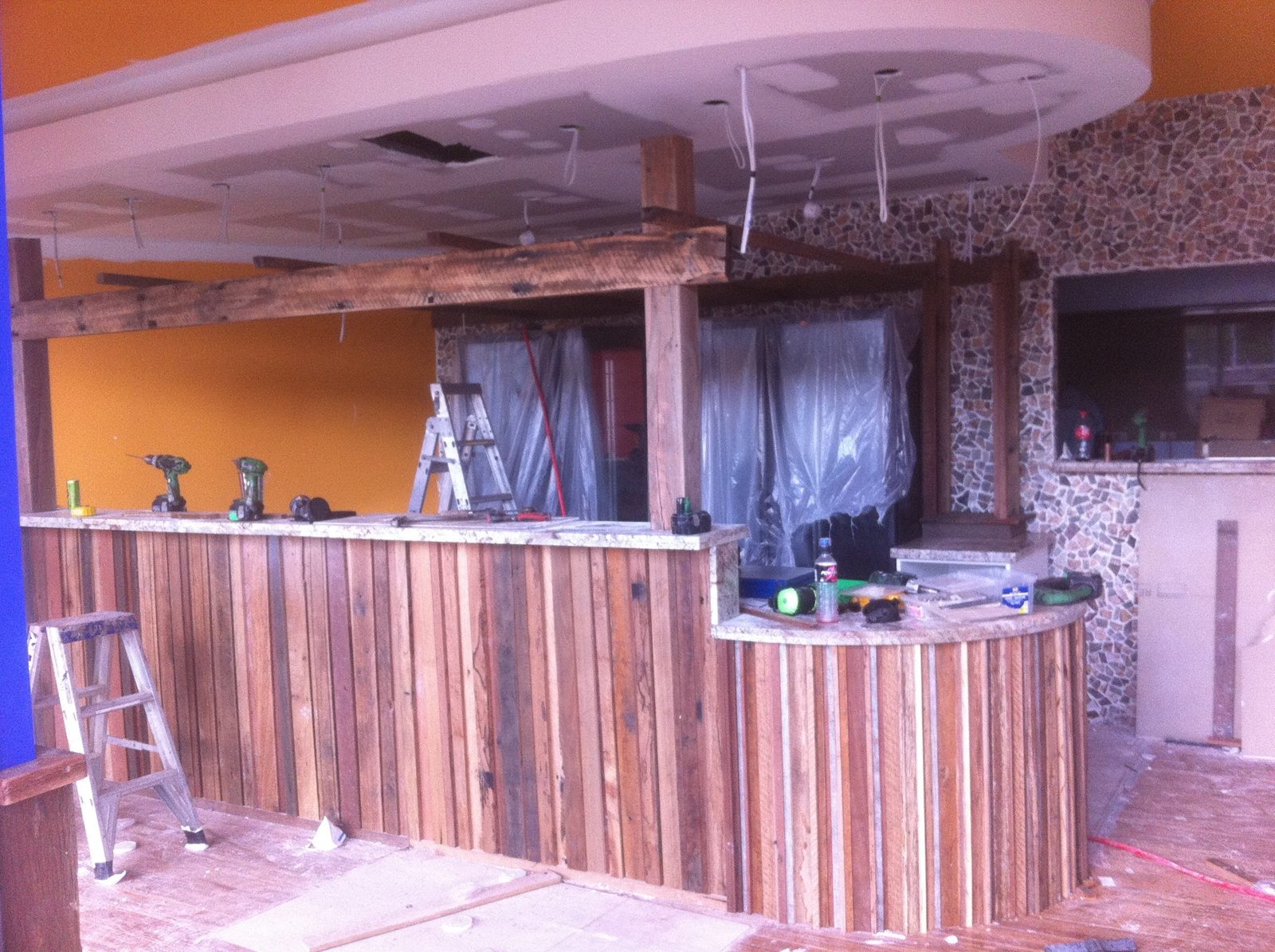 Mid-renovation — the work behind the finish